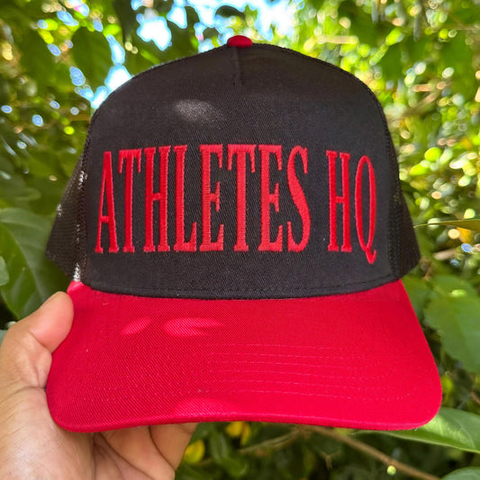 AHQ - Twill Trucker Hat with 3D Embroidery