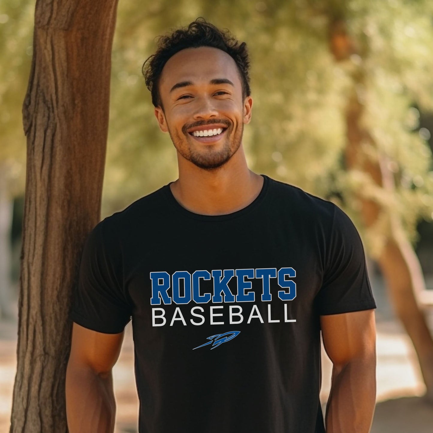 Rockets Adult Baseball Logo