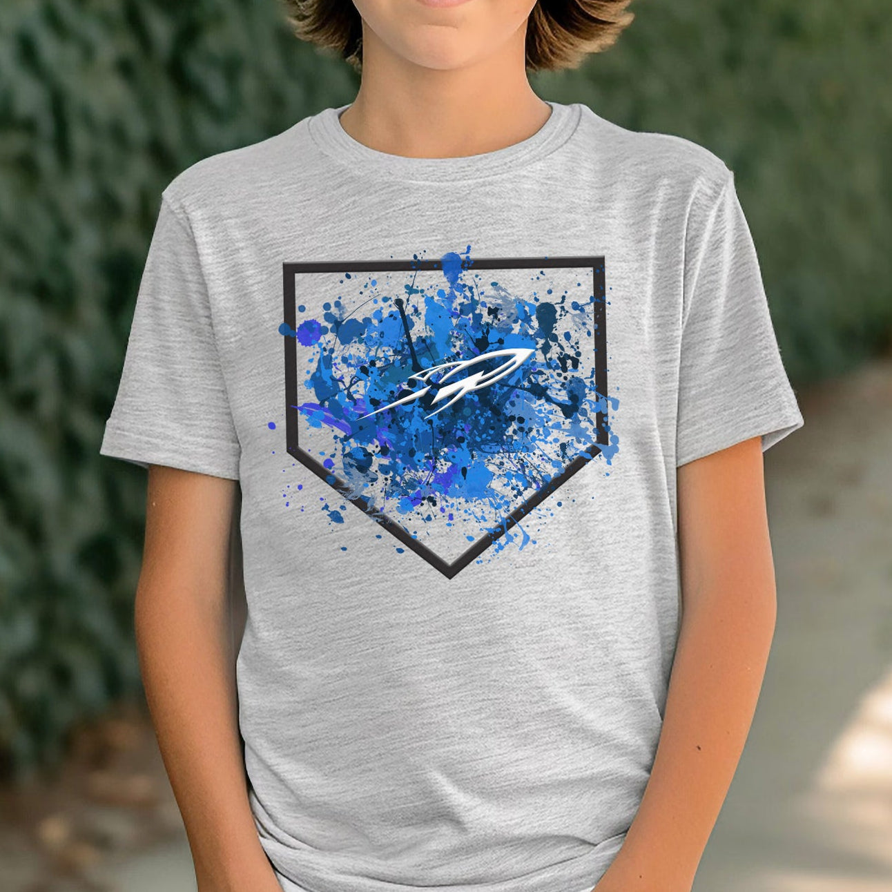 CDBL - Blue Splatter Rockets Design - YOUTH