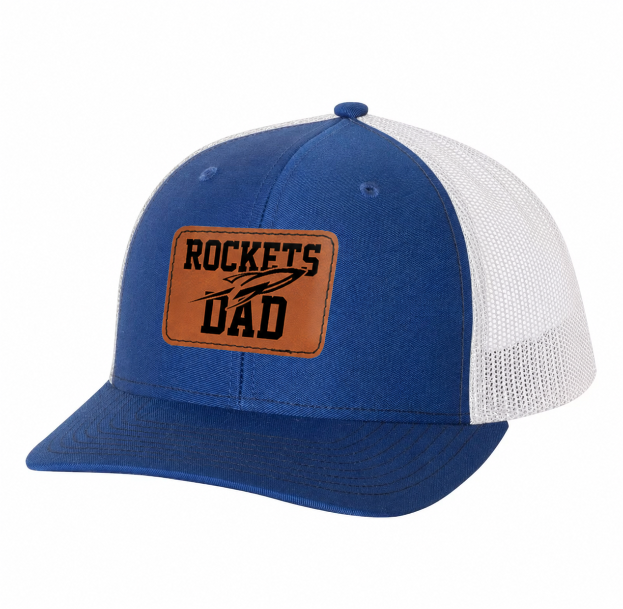 CDBL - Rockets Dad - Snapback Hat with Leather Patch