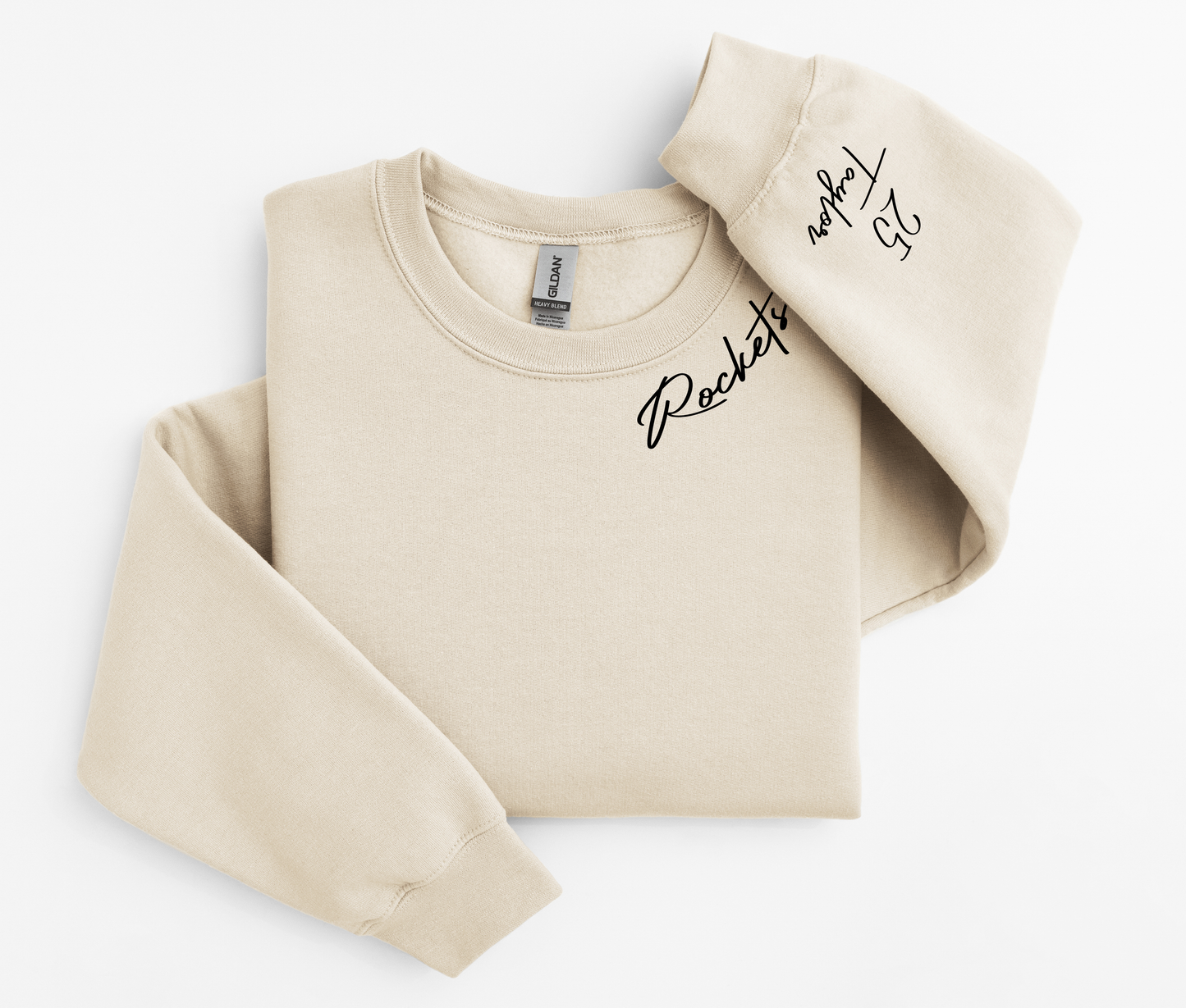 Collar Script - Embroidered