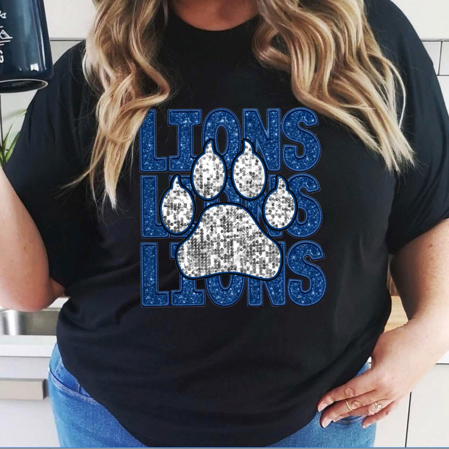 Lily Lake Lions - Faux Glitter