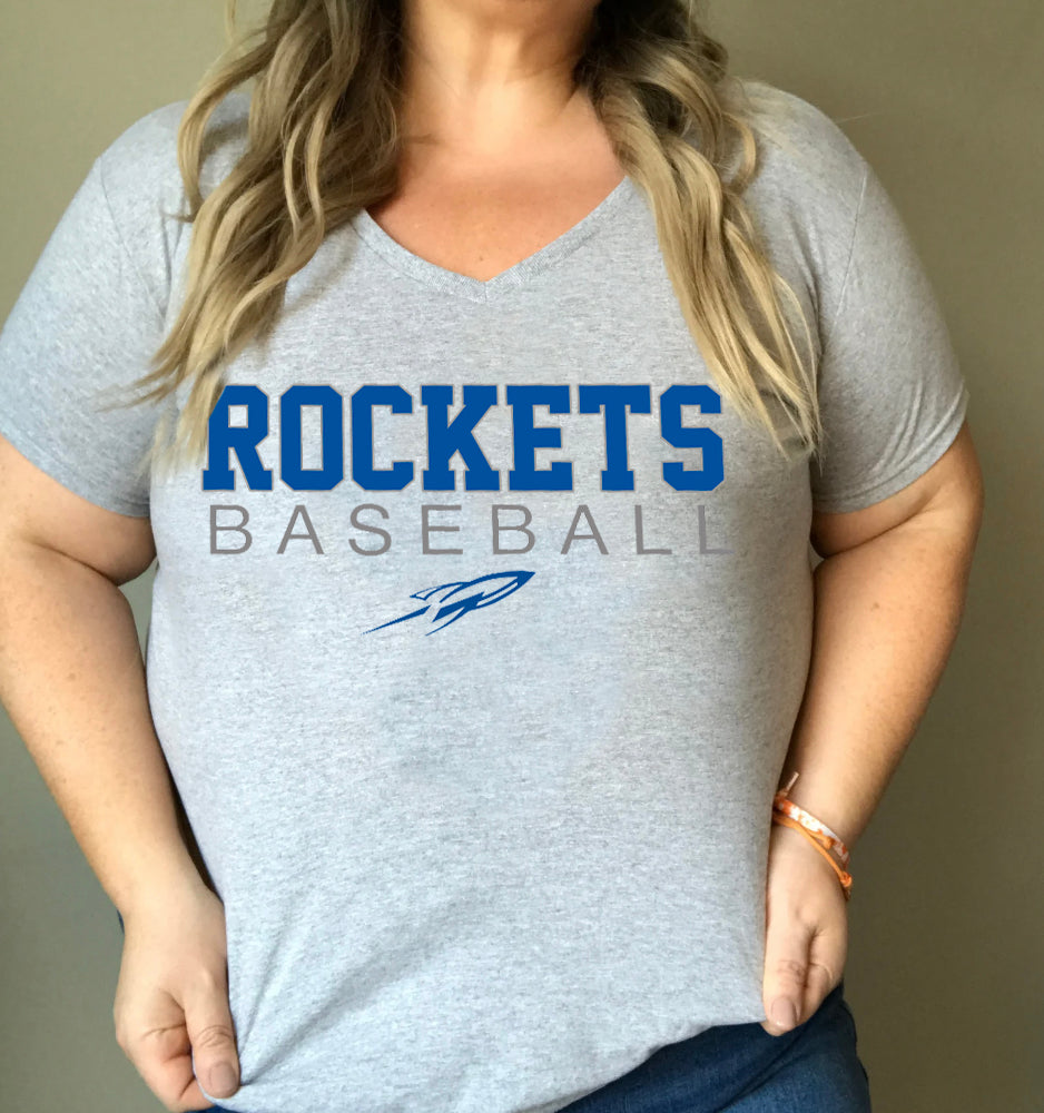 Ladies Tank or V Neck Rockets Shirt