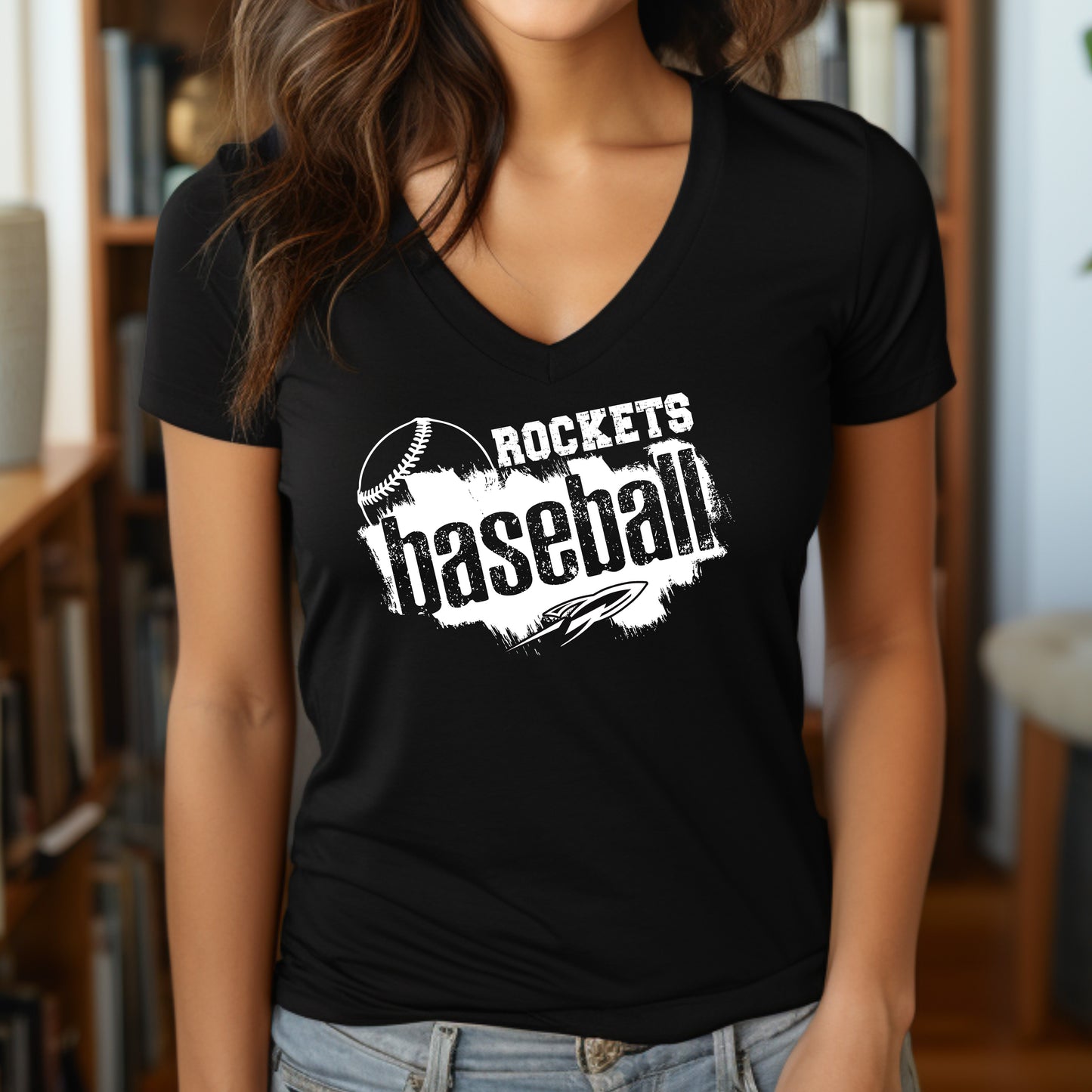 Rockets Baseball - Ladies Tank or V Neck