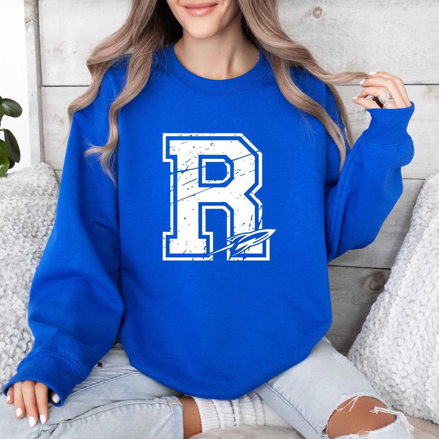 Distressed R with Logo