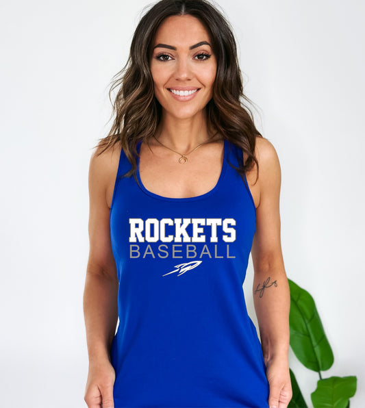 Ladies Tank or V Neck Rockets Shirt