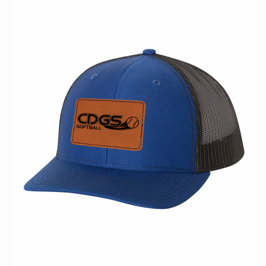 CDGS - Snapback Hat with Leather Patch with CDGS Logo