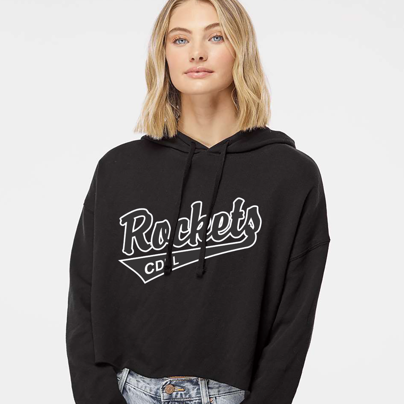 CDBL - Women’s Lightweight Crop Hooded Sweatshirt