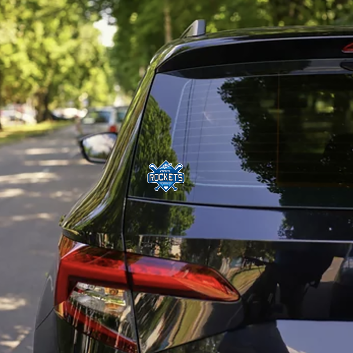CDBL Rockets Car Window Decal