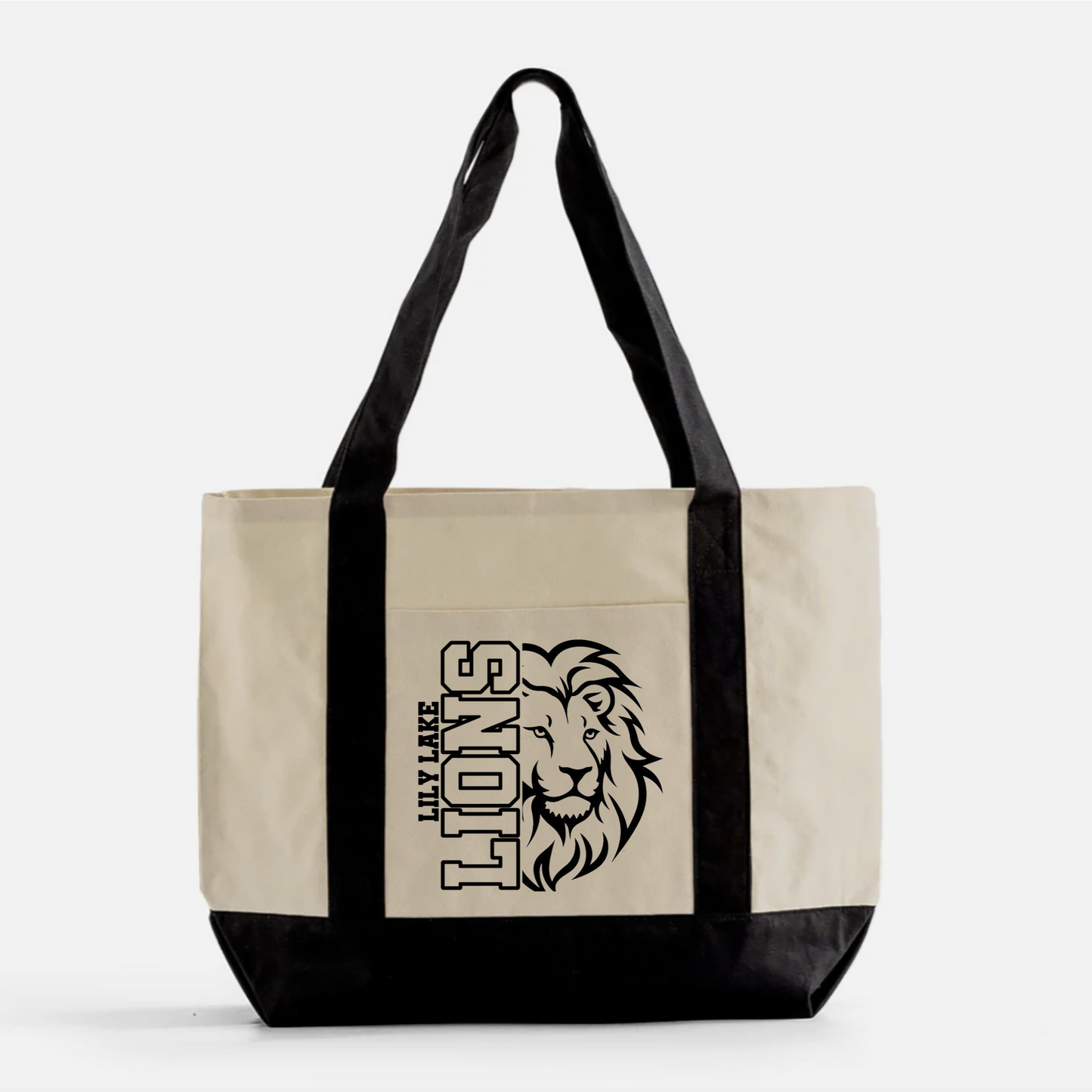 Lily Lake Lions - Large Canvas Tote