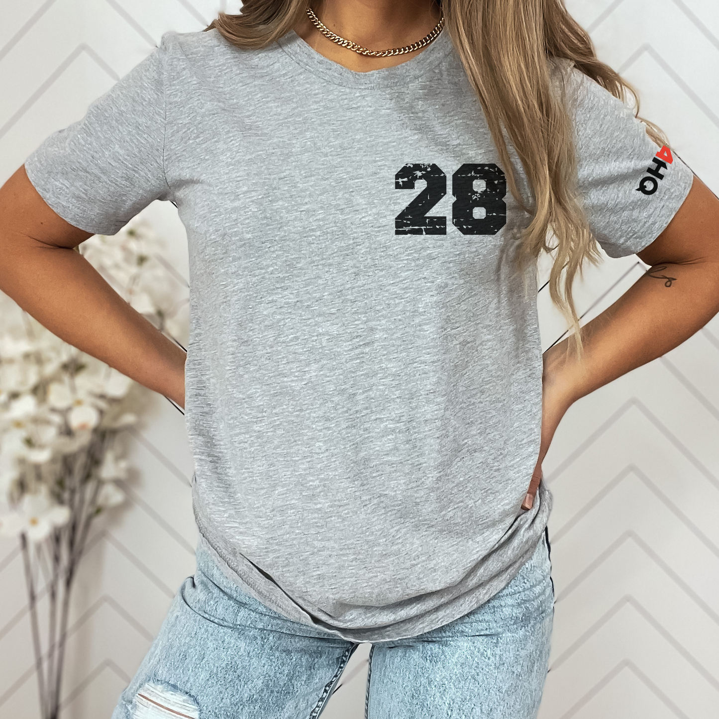 AHQ Weathered Pocket Number