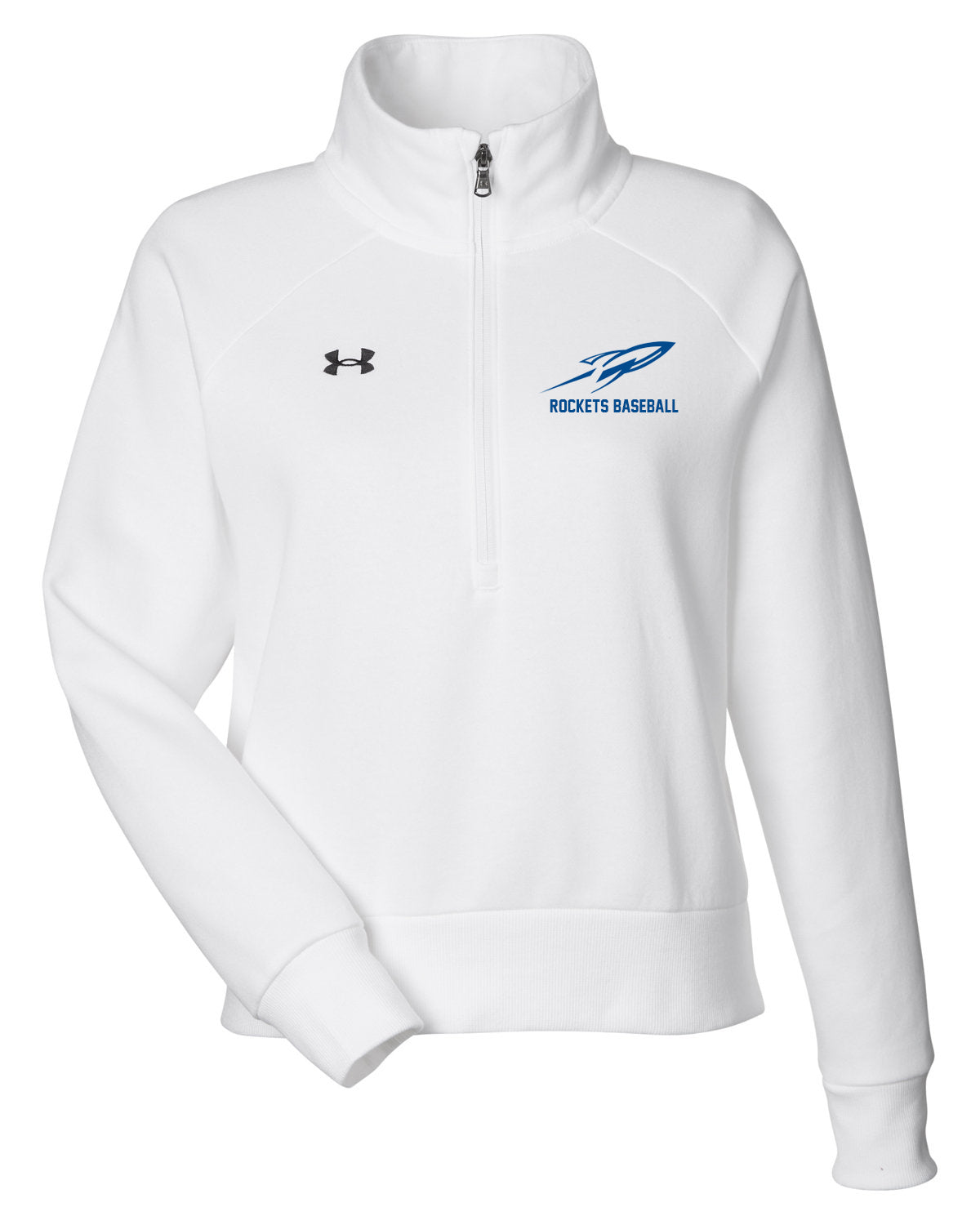 Ladies Under Armour 1/2 Zip with CDBL or ROCKETS Logo