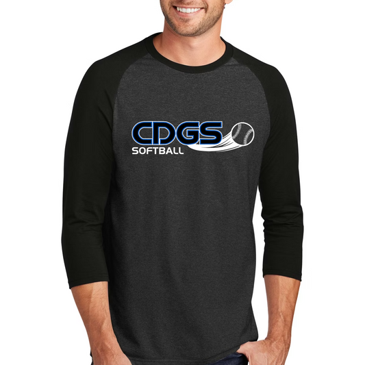CDGS - 3/4 Sleeve Raglan Baseball Tee