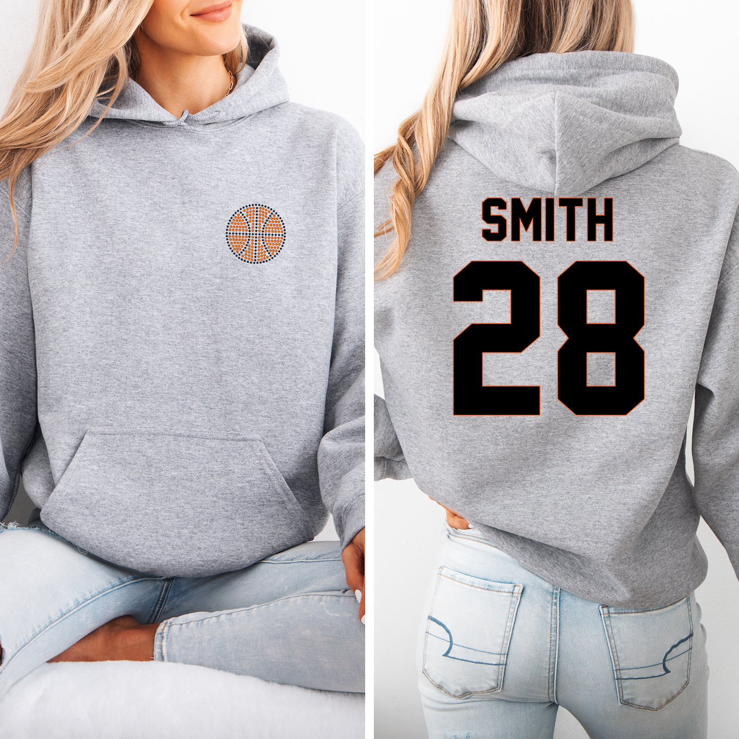 BBBL - SPANGLE Pocket Size Basketball w/ Name and Number