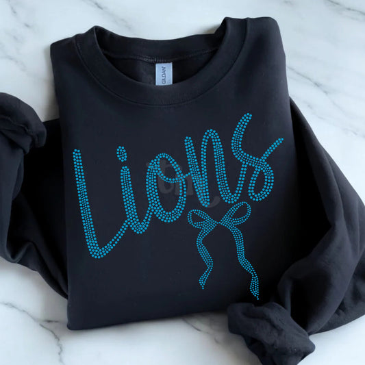 Lily Lake Lions - Rhinestone Script - YOUTH and ADULT