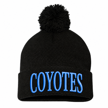 Prairie View  - Coyotes Embroidered Winter Hat
