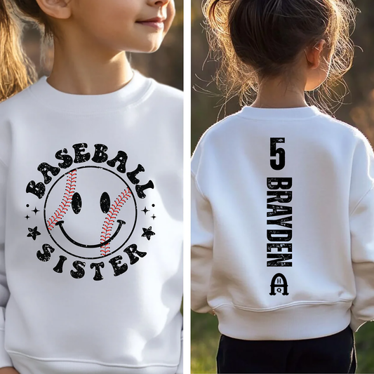 AHQ - Baseball Sister - Personalized