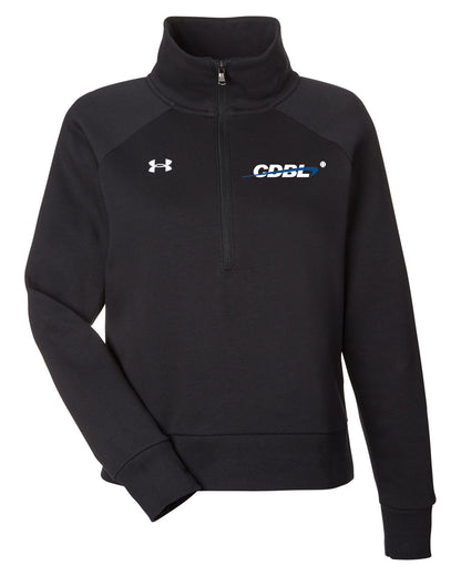 Ladies Under Armour 1/2 Zip with CDBL or ROCKETS Logo