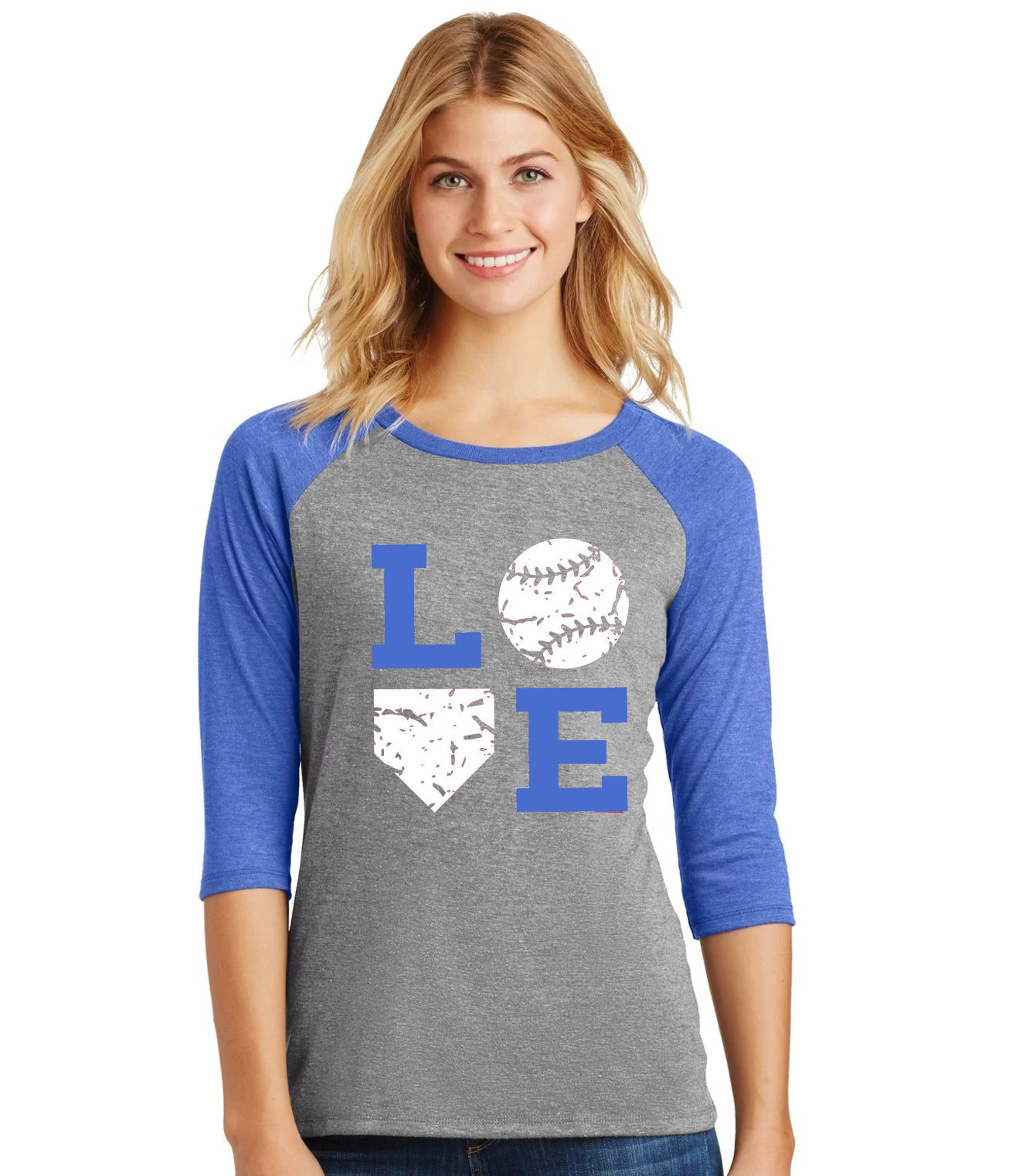 Baseball Love - Ladies Raglan