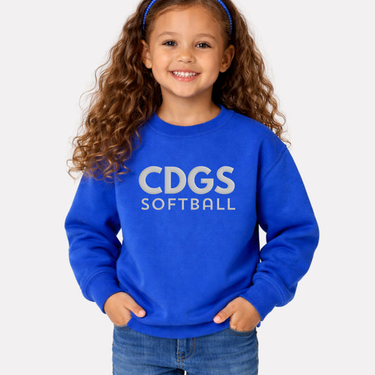 CDGS - Softball Puff Print - YOUTH AND ADULT