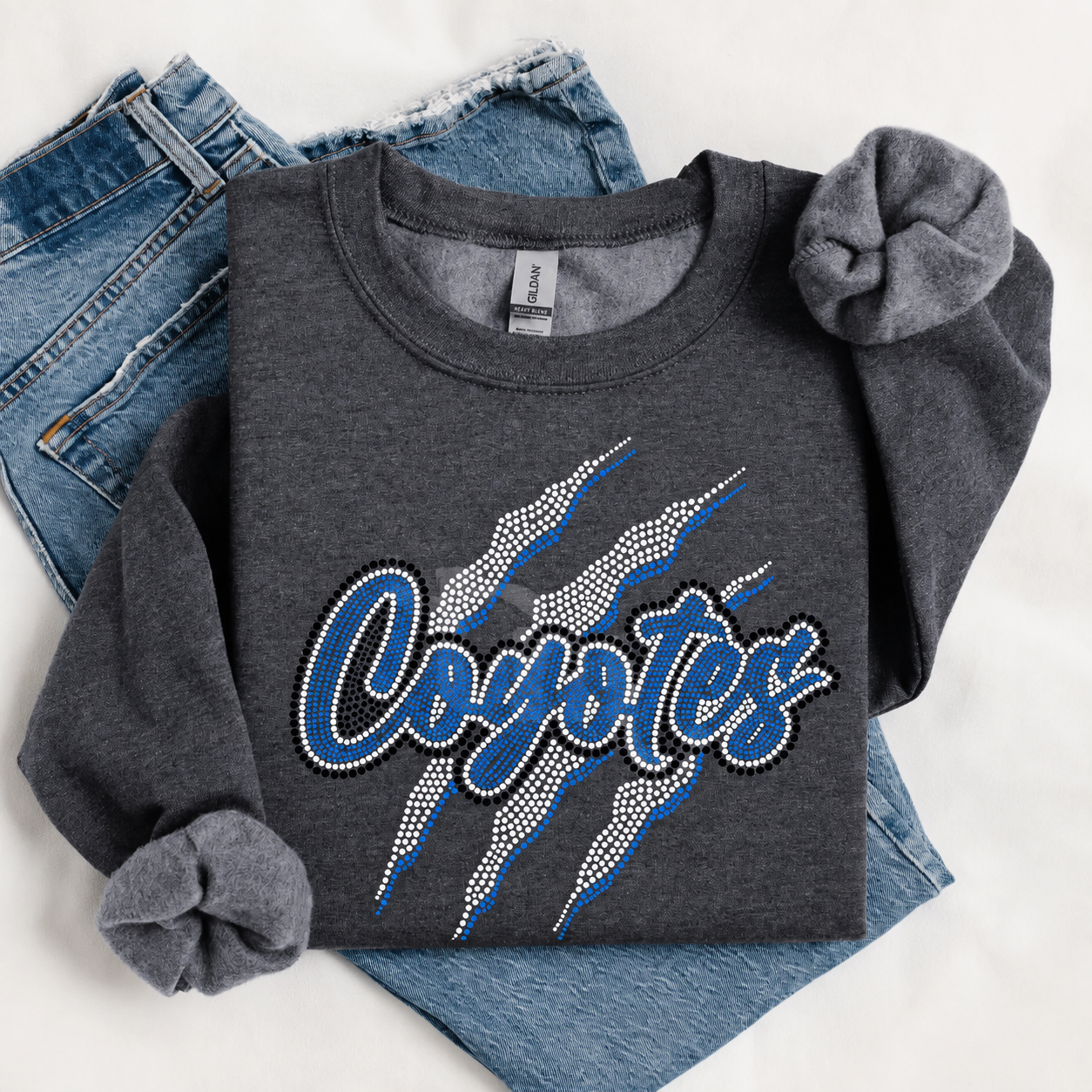 Prairie View Coyotes Spangles Design - YOUTH and ADULT
