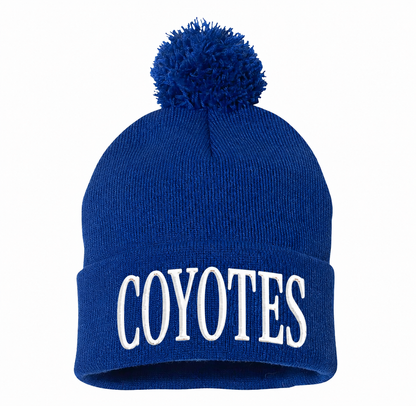 Prairie View  - Coyotes Embroidered Winter Hat