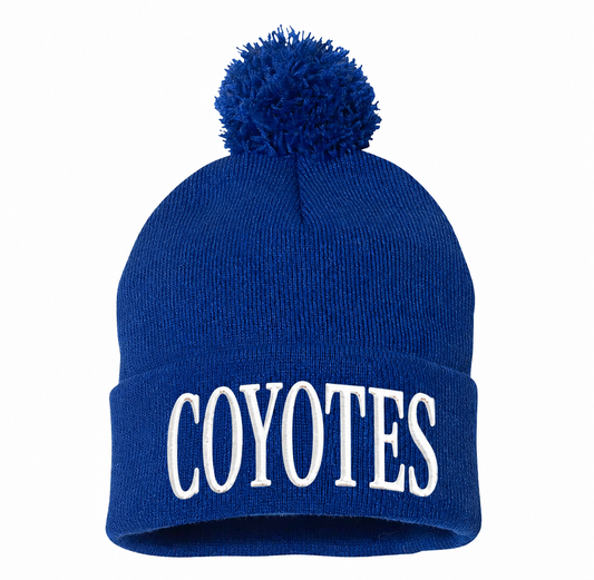 Prairie View  - Coyotes Embroidered Winter Hat