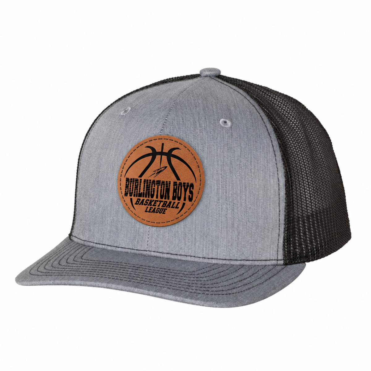 BBBL - Snapback Hat with Leather Patch with BBBL Logo