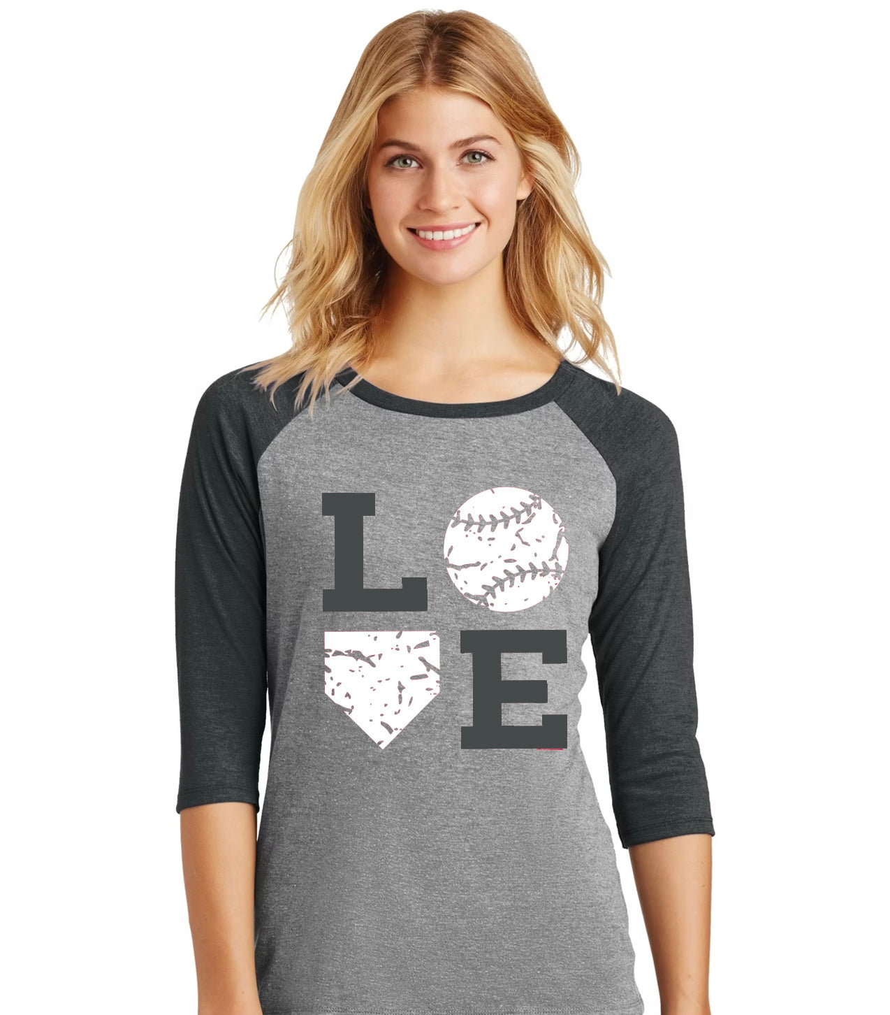 Baseball Love - Ladies Raglan