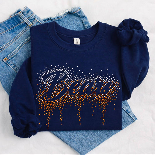 Bears Text - RHINESTONES