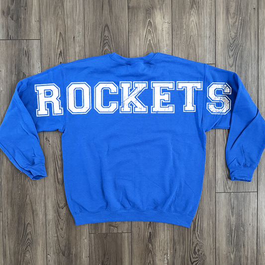 Rockets - Oversized Mascot Name on Back