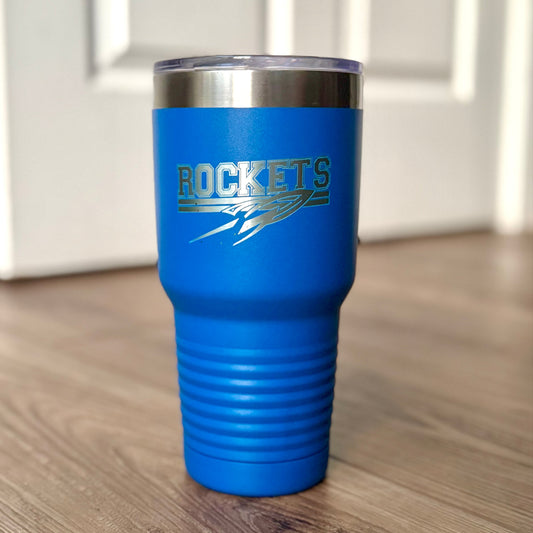 PF - Rockets 30oz Tumbler - Image is 3", normally 4"
