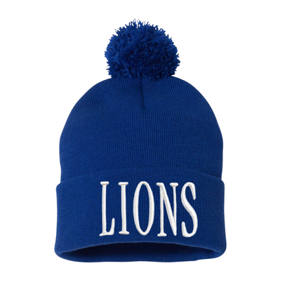 Lily Lake Lions - Embroidered Winter Hat