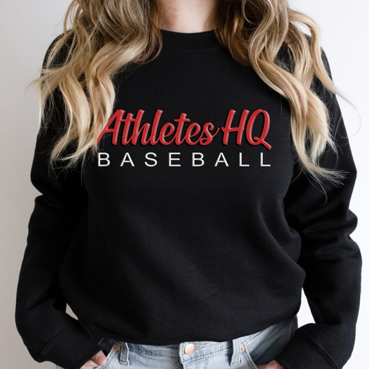 AHQ Baseball PUFF PRINT - BASEBALL OR SOFTBALL