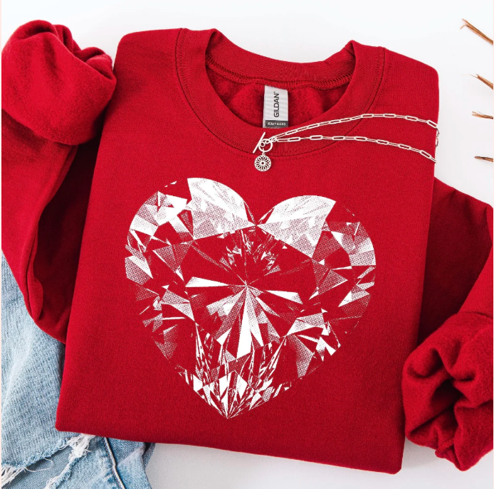 Diamond Heart - Half Tone