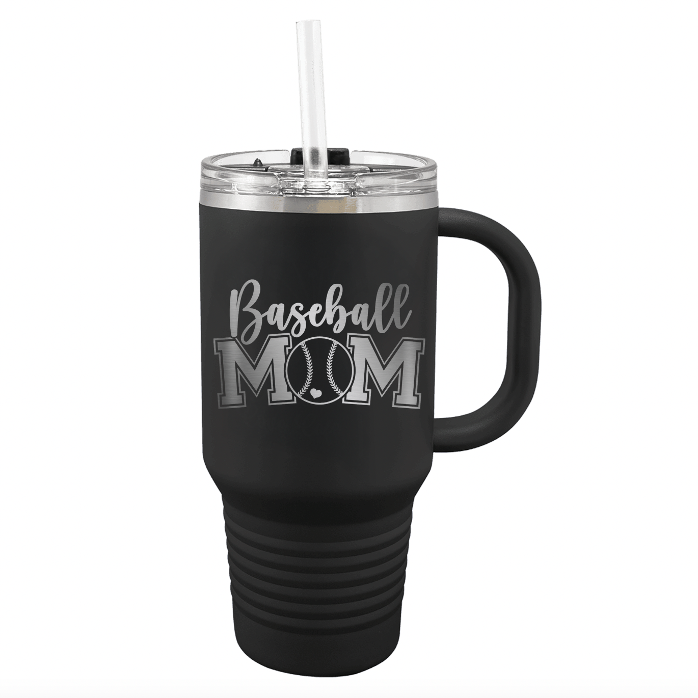 CDBL - Baseball Mom 32 oz. Polar Camel Travel Mug with Snap Lid and Straw