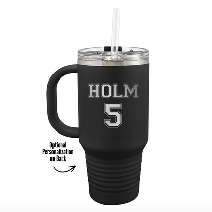 CDBL - Baseball Mom 32 oz. Polar Camel Travel Mug with Snap Lid and Straw