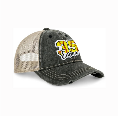 CDGS - Distressed Mesh Adjustable Snapback Hat