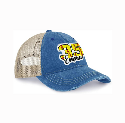 CDGS - Distressed Mesh Adjustable Snapback Hat