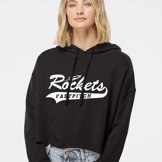 CDGS - Women’s Lightweight Crop Hooded Sweatshirt w/ Fastpitch Logo