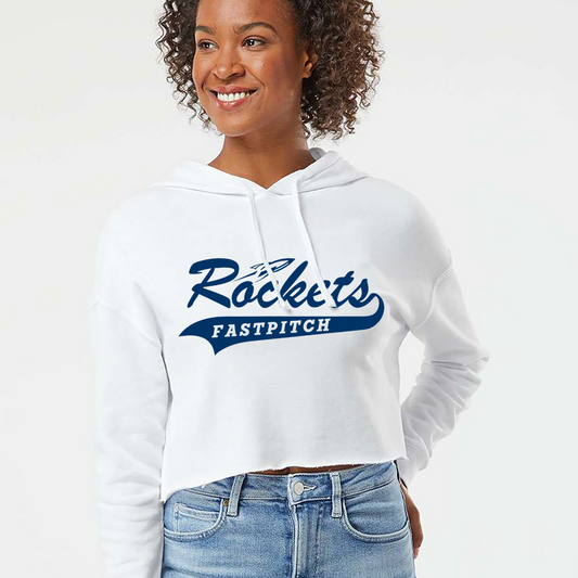 CDGS - Women’s Lightweight Crop Hooded Sweatshirt w/ Fastpitch Logo