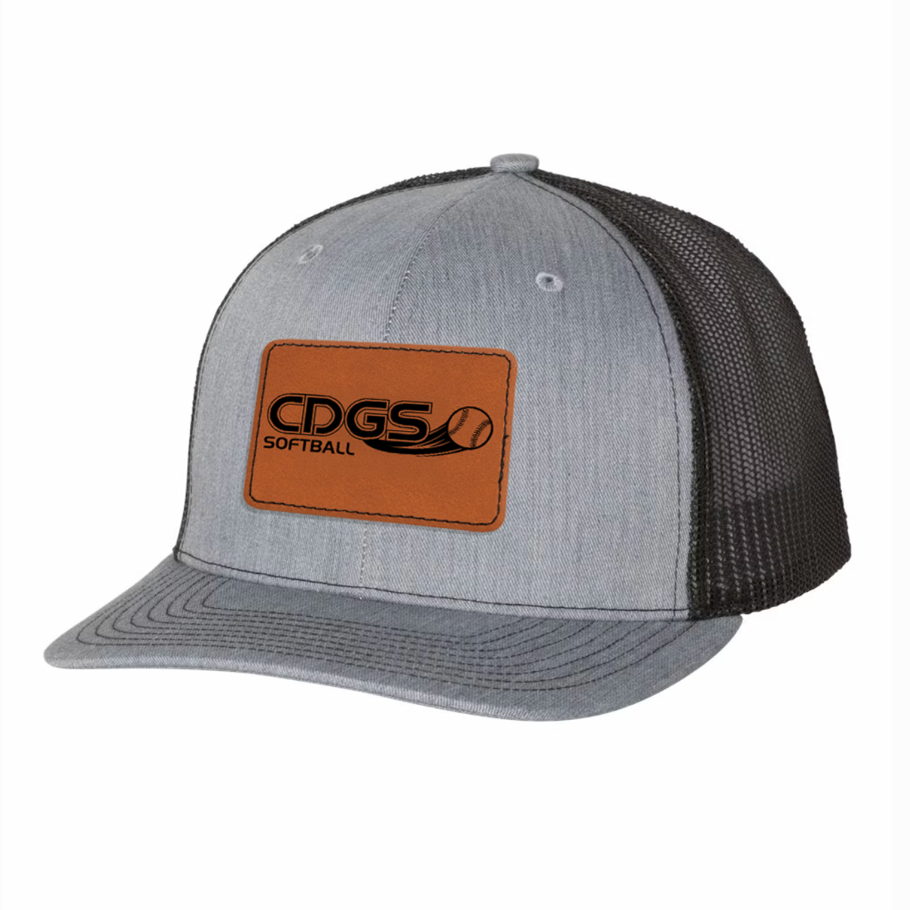 CDGS - Snapback Hat with Leather Patch with CDGS Logo