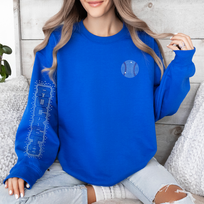 CDBL - Rhinestone "Rockets" Sleeve with Baseball Pocket Design