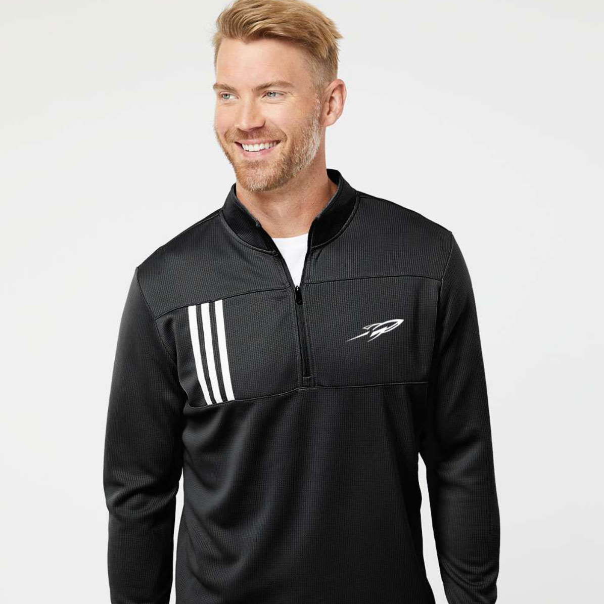 CDBL Rockets - Adidas Double Knit Quarter-Zip Pullover - Mens and Ladies