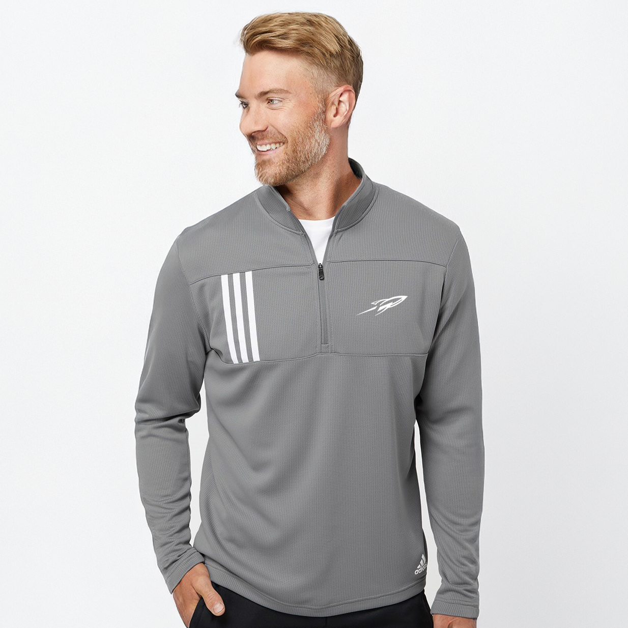 CDBL Rockets - Adidas Double Knit Quarter-Zip Pullover - Mens and Ladies