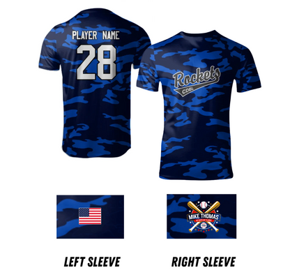 CDBL - 2026 Rockets Father's Day Jersey - Blue Camo - Adult and Youth