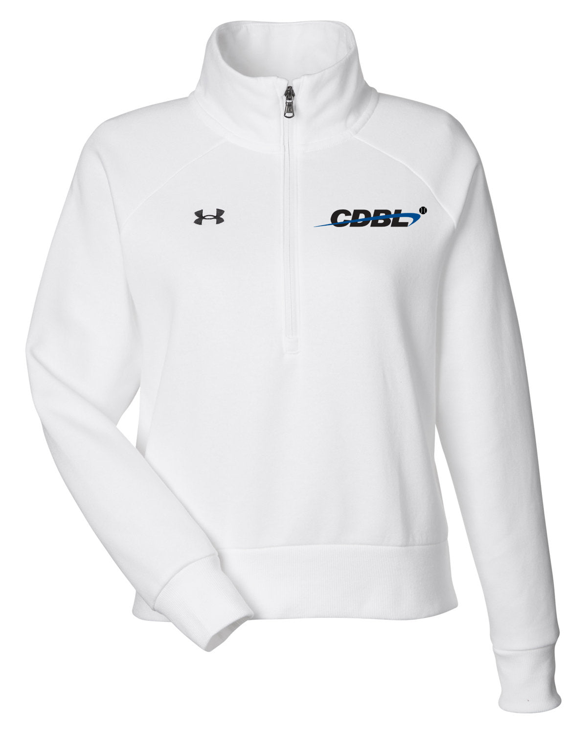 Ladies Under Armour 1/2 Zip with CDBL or ROCKETS Logo