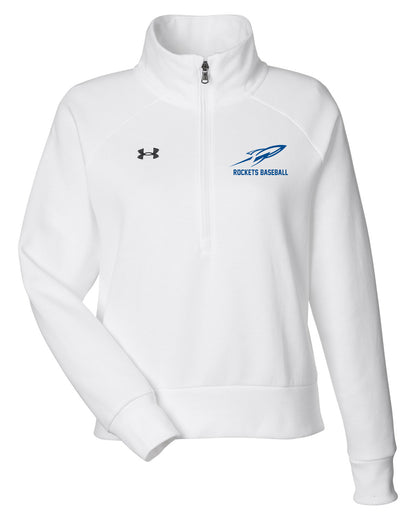 Ladies Under Armour 1/2 Zip with CDBL or ROCKETS Logo