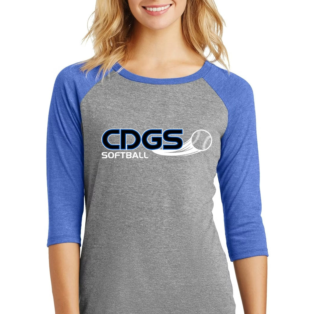 CDGS - 3/4 Sleeve Raglan Baseball Tee