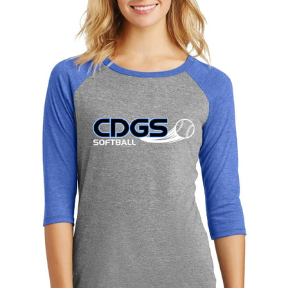 CDGS - 3/4 Sleeve Raglan Baseball Tee